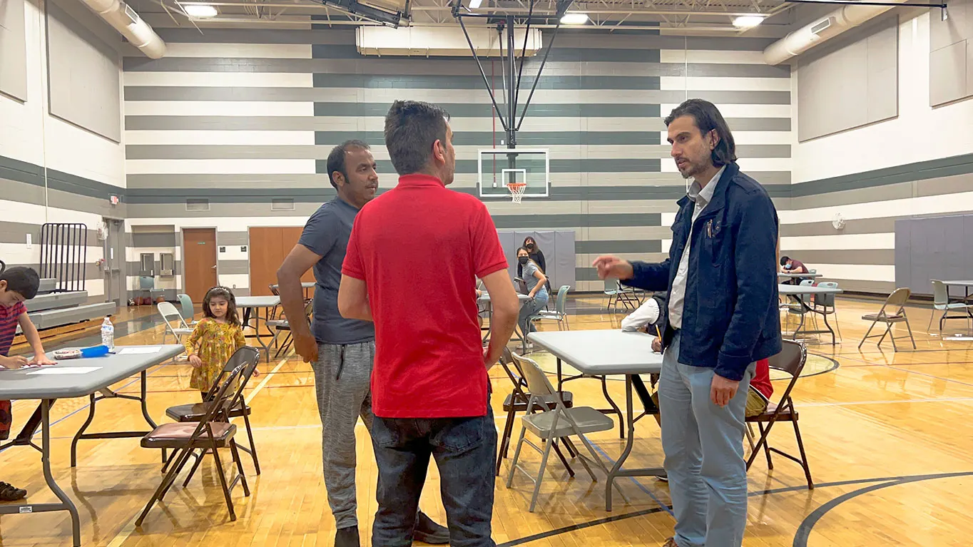 Discussion About English Class Enrollment Process