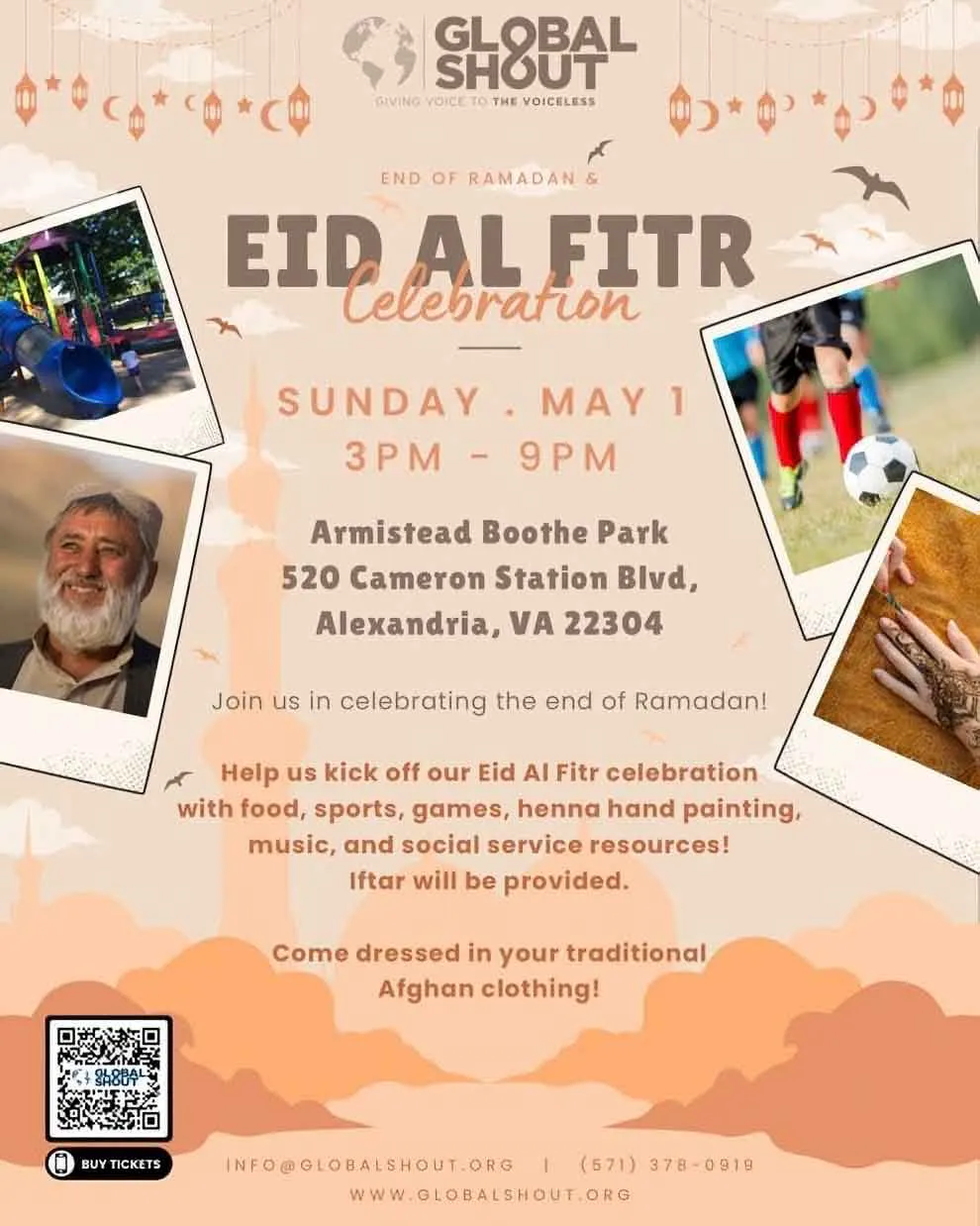 Eid al Fitr 2022 information flyer