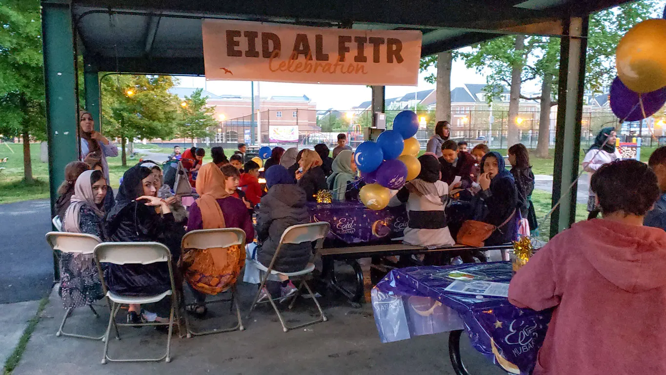 Iftar dinner table
